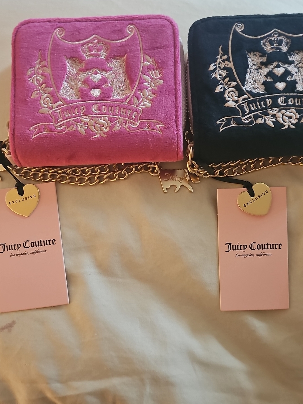Juicy Couture Suede Wallet Bundle NWT